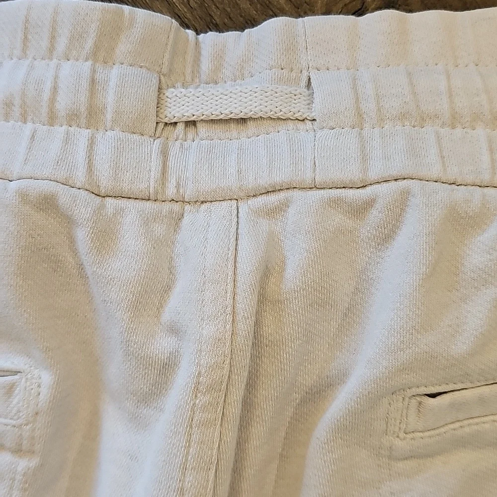 Athleta Cream Farallon Heathered Wide Crop - Picture 7 of 9